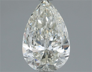 Picture of Natural Diamond 1.30 Carats, Pear with  Cut, H Color, SI2 Clarity and Certified by IGI