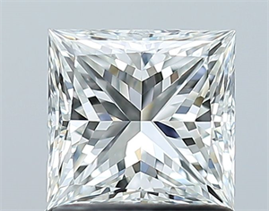 Foto Diamante Natural 1.02 quilates, Princesa , Color G, claridad IF y certificado GIA de