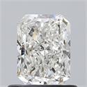 Natural Diamond 0.70 Carats, Radiant with  Cut, G Color, VVS2 Clarity and Certified by GIA