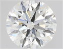 Diamante Natural 0.51 quilates, Redondo , Color I, claridad VVS1 y certificado GIA