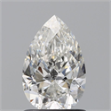 Diamante Natural 1.00 quilates, De pera , Color G, claridad SI2 y certificado GIA