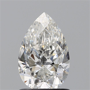 Foto Diamante Natural 1.00 quilates, De pera , Color G, claridad SI2 y certificado GIA de
