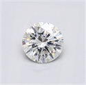 Diamante Natural 0.53 quilates, Redondo , Color H, claridad SI2 y certificado GIA