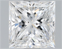 Natural Diamond 0.81 Carats, Princess with  Cut, E Color, VS2 Clarity and Certified by GIA