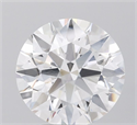 Lab Grown Diamond 4.05 Carats, Round with Ideal Cut, F Color, VVS1 Clarity and Certified by IGI