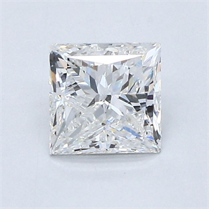 Foto Diamante Natural 1.00 quilates, Princesa , Color F, claridad SI2 y certificado GIA de