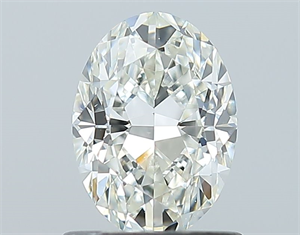 Picture of Natural Diamond 0.91 Carats, Oval with  Cut, I Color, VS2 Clarity and Certified by GIA