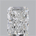 Natural Diamond 0.81 Carats, Radiant with  Cut, E Color, VS2 Clarity and Certified by GIA
