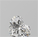 Natural Diamond 0.50 Carats, Heart with  Cut, G Color, VS2 Clarity and Certified by GIA