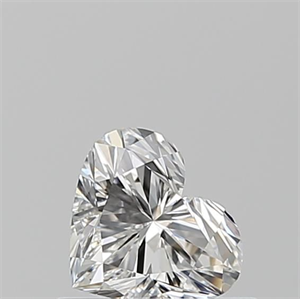 Picture of Natural Diamond 0.50 Carats, Heart with  Cut, G Color, VS2 Clarity and Certified by GIA
