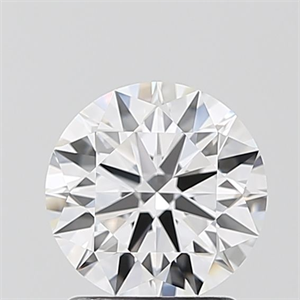 Picture of Lab Grown Diamond 1.51 Carats, Round with Ideal Cut, E Color, IF Clarity and Certified by IGI