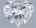 Natural Diamond 0.40 Carats, Heart with  Cut, D Color, SI1 Clarity and Certified by GIA