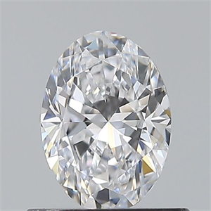 Picture of Natural Diamond 0.57 Carats, Oval with  Cut, D Color, VS2 Clarity and Certified by GIA