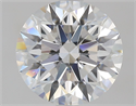 Natural Diamond 2.12 Carats, Round with Excellent Cut, F Color, VS2 Clarity and Certified by GIA