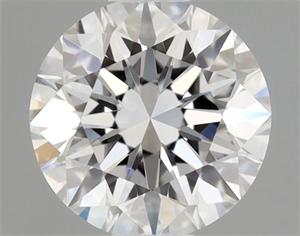 Picture of Natural Diamond 0.45 Carats, Round with Excellent Cut, E Color, VS2 Clarity and Certified by GIA