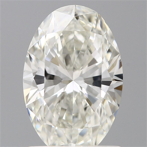 Picture of Natural Diamond 1.01 Carats, Oval with  Cut, I Color, VS1 Clarity and Certified by GIA