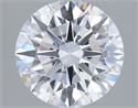 Lab Grown Diamond 3.01 Carats, Round with Ideal Cut, E Color, VVS2 Clarity and Certified by IGI