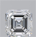 Diamante Natural 2.01 quilates, Asscher , Color G, claridad VVS1 y certificado GIA