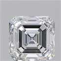 Natural Diamond 2.01 Carats, Asscher with  Cut, G Color, VVS1 Clarity and Certified by GIA