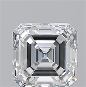 Picture of Natural Diamond 2.01 Carats, Asscher with  Cut, G Color, VVS1 Clarity and Certified by GIA