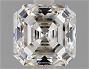 Natural Diamond 1.04 Carats, Asscher with  Cut, J Color, SI1 Clarity and Certified by GIA