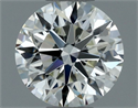 Natural Diamond 0.70 Carats, Round with Excellent Cut, I Color, VVS1 Clarity and Certified by IGI