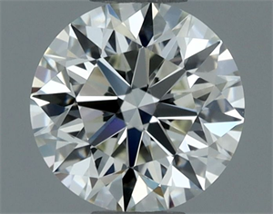 Picture of Natural Diamond 0.70 Carats, Round with Excellent Cut, I Color, VVS1 Clarity and Certified by IGI