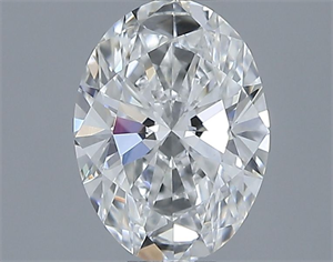 Picture of Natural Diamond 0.50 Carats, Oval with  Cut, F Color, VS2 Clarity and Certified by GIA