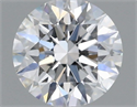 Lab Grown Diamond 1.09 Carats, Round with Excellent Cut, E Color, VVS1 Clarity and Certified by IGI