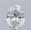 Natural Diamond 3.01 Carats, Oval with  Cut, G Color, I1 Clarity and Certified by IGI
