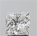 Diamante Natural 1.50 quilates, Princesa , Color E, claridad SI1 y certificado GIA