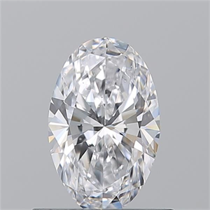 Picture of Natural Diamond 0.70 Carats, Oval with  Cut, D Color, SI1 Clarity and Certified by GIA