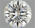 Natural Diamond 0.44 Carats, Round with Excellent Cut, I Color, SI1 Clarity and Certified by GIA