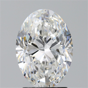 Foto Diamante Natural 2.52 quilates, Ovalado , Color F, claridad VVS1 y certificado GIA de