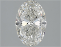 Natural Diamond 2.01 Carats, Oval with  Cut, J Color, SI2 Clarity and Certified by GIA