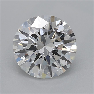 Picture of Natural Diamond 1.01 Carats, Round with Excellent Cut, E Color, VS1 Clarity and Certified by GIA