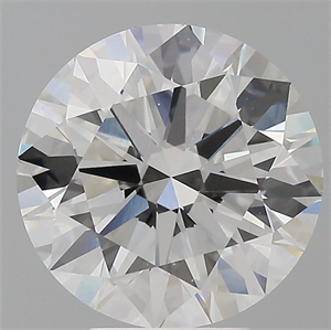 Picture of Lab Grown Diamond 5.00 Carats, Round with Ideal Cut, E Color, VVS2 Clarity and Certified by IGI