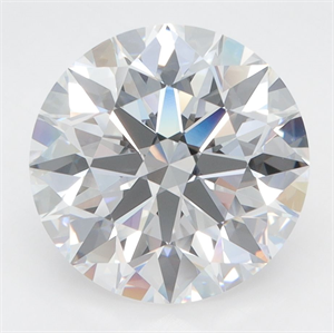 Picture of Lab Grown Diamond 4.61 Carats, Round with Excellent Cut, D Color, VVS1 Clarity and Certified by GIA