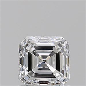 Foto Diamante Natural 1.01 quilates, Asscher , Color E, claridad VS1 y certificado GIA de
