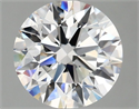 Lab Grown Diamond 2.38 Carats, Round with Ideal Cut, E Color, VVS2 Clarity and Certified by IGI