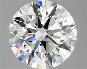 Picture of Lab Grown Diamond 2.38 Carats, Round with Ideal Cut, E Color, VVS2 Clarity and Certified by IGI