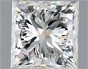 Natural Diamond 0.48 Carats, Princess with  Cut, H Color, VVS1 Clarity and Certified by GIA
