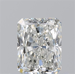 Picture of Natural Diamond 0.70 Carats, Radiant with  Cut, H Color, VS2 Clarity and Certified by GIA