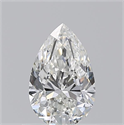 Natural Diamond 0.70 Carats, Pear with  Cut, G Color, SI1 Clarity and Certified by GIA