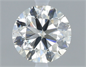 Natural Diamond 0.70 Carats, Round with Very Good Cut, J Color, SI2 Clarity and Certified by GIA