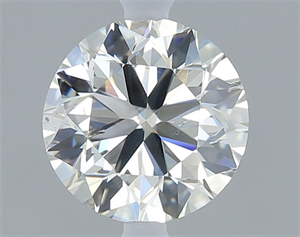 Picture of Natural Diamond 0.70 Carats, Round with Very Good Cut, J Color, SI2 Clarity and Certified by GIA