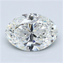 Diamante Natural 2.51 quilates, Ovalado , Color G, claridad VS2 y certificado GIA