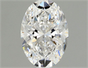 Natural Diamond 0.70 Carats, Oval with  Cut, E Color, VVS1 Clarity and Certified by GIA