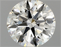 Diamante Natural 0.71 quilates, Redondo , Color I, claridad VS1 y certificado GIA