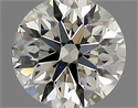 Natural Diamond 0.82 Carats, Round with Excellent Cut, I Color, VS2 Clarity and Certified by IGI